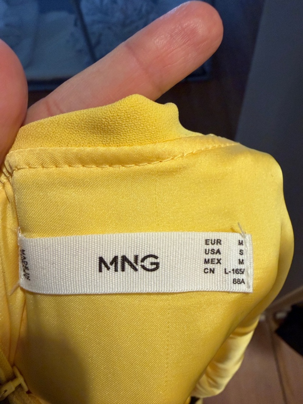 Mango Yellow Ruffle-Strap jumpsuit - Picture 4 of 5